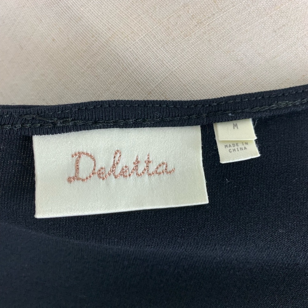 Anthropologie Deletta Wished Bloom Dandelion Top Medium - Picture 10 of 10